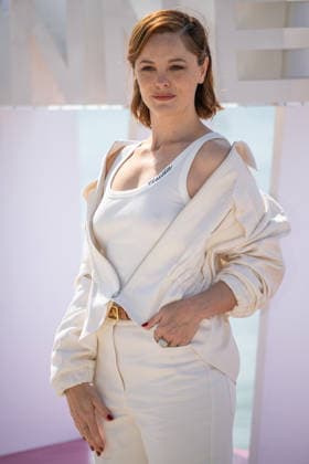 Barbara Probst attends the L or bleu photocall in Hotel Majestic Beach during 9th CanneSeries festival in Cannes, France on April 28, 2026 Photo by Loran Mafar Starface 455461 2026 04 28 Cannes France  Copyright: xLoranxMafarx xStarfacex STAR_455461_046