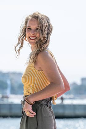 Deborah Krey attends the L or bleu photocall in Hotel Majestic Beach during 9th CanneSeries festival in Cannes, France on April 28, 2026 Photo by Loran Mafar Starface 455461 2026 04 28 Cannes France  Copyright: xLoranxMafarx xStarfacex STAR_455461_059