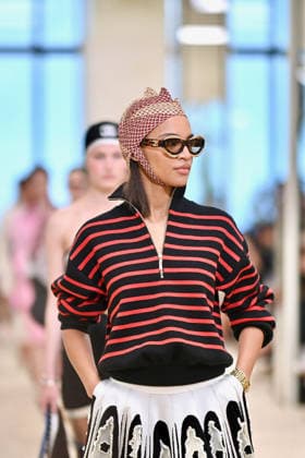 Chanel Cruise 2026 27 - Runway A model walks the runway at the Chanel Cruise 2026-2027 fashion show at Casino Municipal in Biarritz, France on April 28, 2026. Photo by Franck Castel ABACAPRESS.COM Biarritz France  Copyright: xCastelxFranck ABACAx