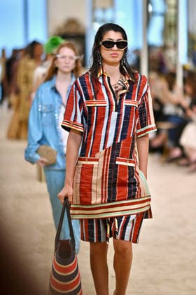 Chanel Cruise 2026 27 - Runway A model walks the runway at the Chanel Cruise 2026-2027 fashion show at Casino Municipal in Biarritz, France on April 28, 2026. Photo by Franck Castel ABACAPRESS.COM Biarritz France  Copyright: xCastelxFranck ABACAx