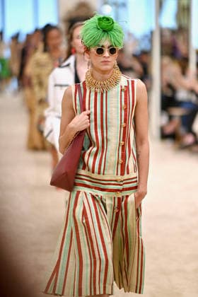 Chanel Cruise 2026 27 - Runway A model walks the runway at the Chanel Cruise 2026-2027 fashion show at Casino Municipal in Biarritz, France on April 28, 2026. Photo by Franck Castel ABACAPRESS.COM Biarritz France  Copyright: xCastelxFranck ABACAx