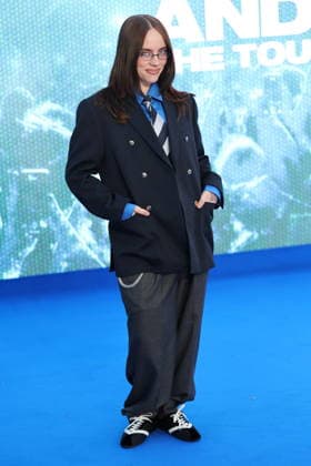 . 28 04 2026. London, United Kingdom. Billie Eilish arriving at the Billie Eilish Hit Me Hard and Soft: The Tour Live in 3D premiere in London.  xStephenxLockx xi-Imagesx IIM-26739-0004