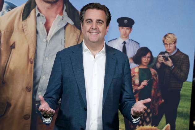 28.04.2026, Bastian Pastewka, bei der Deutschlandpremiere von GLENNKILL: EIN SCHAFSKRIMI in Berlin, Kino in der Kulturbrauerei, Berlin Deutschland, Germany
