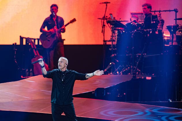 Eros Ramazzotti concert in Zagreb, Croatia Eros Ramazzotti performs as part of the Una Storia Importante tour at Arena Zagreb on April, 28, 2026. in Zagreb, Croatia.  LukaxAntunac PIXSELL