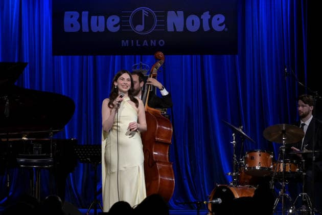 Stella Cole Concert Blue Note - Milan, Italy Stella Cole;Luca Fattorini;Hank Allen-Barfield Stella Cole Concert Blue Note - Milan, Italy 28th April 2026 SGPItalia id 134837 * Not Exclusive  Copyright: xSGPx