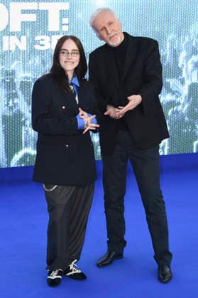 Billie Eilish und James Cameron bei der Premiere des 3D-Konzertfilms Billie Eilish - Hit Me Hard and Soft: The Tour im Odeon Luxe Leicester Square. London, 28.04.2026