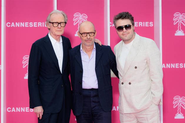 The 9th Canneseries International Festival - Pink Carpet - Closing Ceremony Bill Nighy, Hugo Blick, Tom Burke attend the pink carpet ahead of the closing ceremony of the 9th edition of the Cannes International Series Festival (Canneseries) in Cannes, southern France, on April 28, 2026. Photo by ShootPix ABACAPRESS.COM Nice Provence-Alpes-Cote d Azur France  Copyright: xShootpix ABACAx