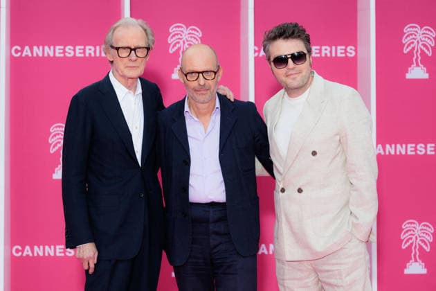 The 9th Canneseries International Festival - Pink Carpet - Closing Ceremony Bill Nighy, Hugo Blick, Tom Burke attend the pink carpet ahead of the closing ceremony of the 9th edition of the Cannes International Series Festival (Canneseries) in Cannes, southern France, on April 28, 2026. Photo by ShootPix ABACAPRESS.COM Nice Provence-Alpes-Cote d Azur France  Copyright: xShootpix ABACAx