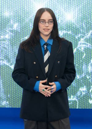 Billie Eilish attends the UK Premiere of Billie Eilish - Hit Me Hard and Soft: The Tour Live In 3D at Odeon Luxe Leicester Square in London, England. UK. Tuesday 28th April 2026. Copyright: xJamesxWarrenx ae75e673