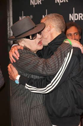 Udo Lindenberg und Benjamin von Stuckrad-Barre bei der Premiere des ARD-Dokumentarfilms Udo! Rebell. Rockstar. Ikone. in der Astor Filmlounge Hafencity. Hamburg, 28.04.2026