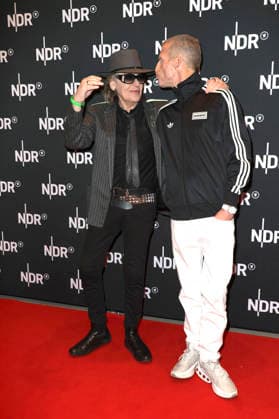 Udo Lindenberg und Benjamin von Stuckrad-Barre bei der Premiere des ARD-Dokumentarfilms Udo! Rebell. Rockstar. Ikone. in der Astor Filmlounge Hafencity. Hamburg, 28.04.2026