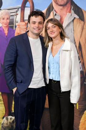Daniel Zorn und Laura Mielke bei der Premiere des Kinofilms Glennkill: Ein Schafskrimi The Sheep Detectives im Kino in der KulturBrauerei. Berlin, 28.04.2026