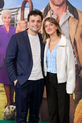 Daniel Zorn und Laura Mielke bei der Premiere des Kinofilms Glennkill: Ein Schafskrimi The Sheep Detectives im Kino in der KulturBrauerei. Berlin, 28.04.2026