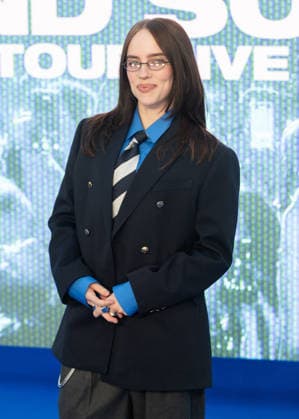 Billie Eilish Hit Me Hard and Soft UK Premiere - London Billie Eilish attends the UK Premiere of Billie Eilish - Hit Me Hard and Soft: The Tour Live In 3D at Odeon Luxe Leicester Square in London, England. UK. Tuesday 28th April 2026. Photo by James Warren Famous ABACAPRESS.COM London United Kingdom  Copyright: xFamous ABACAx