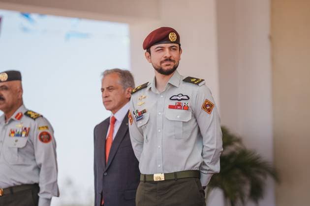 Crown Prince Hussein bin Abdullah II of Jordan presided over the graduation ceremony for the first class of conscripts for the year 2026 at the Shweir Training Center, Crown Prince Hussein bin Abdullah II of Jordan presided over the graduation ceremony for the first class of conscripts for the year 2026 at the Shweir Training Center, Jordan, April 29, 2026. Photo by Royal Hashemite Court apaimages Amman Amman Jordan 290426_Jordan_JPO_00(3) Copyright: xapaimagesxRoyalxHashemitexCourtxx xapaimagesx