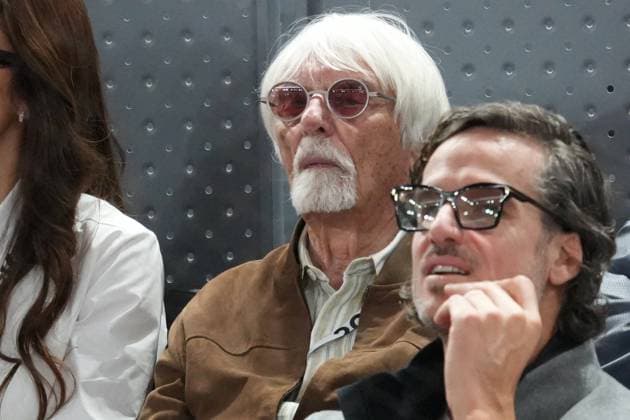 Bernie Ecclestone and Feliciano Lopez during Masters Series Madrid 2026 in Madrid on Wednesday 29 April 2026. Cordon Press 