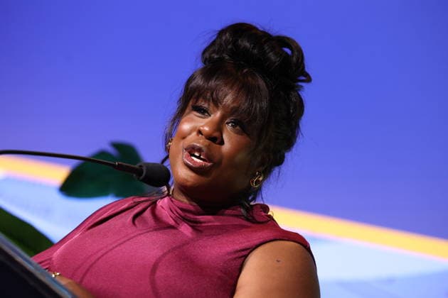 BEVERLY HILLS, CALIFORNIA - APRIL 29: Uzo Aduba speaks at the Public Counsel Awards Dinner on April 29, 2026 in Beverly Hills, California. Credit: USA  - ZUMAa123 20260429_zaa_a123_260 Copyright: xAdMediax