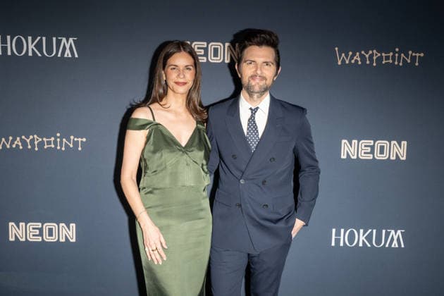 April 29, 2026, New York, United States: (L-R) Naomi Scott and Adam Scott attend Neon s Hokum New York premiere at Regal Union Square on April 29, 2026 in New York City. New York United States  - ZUMAs197 20260429_aaa_s197_224 Copyright: xRonxAdarx