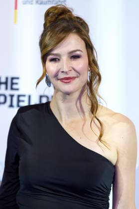 Katrin Bauerfeind bei der Verleihung des Deutschen Computerspielpreises 2026 im Herkulessaal der Residenz. München, 29.04.2026
