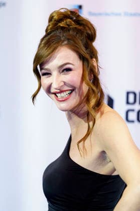 Katrin Bauerfeind bei der Verleihung des Deutschen Computerspielpreises 2026 im Herkulessaal der Residenz. München, 29.04.2026