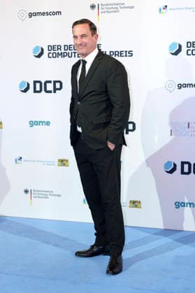 Sönke Möhring bei der Verleihung des Deutschen Computerspielpreises 2026 im Herkulessaal der Residenz. München, 29.04.2026