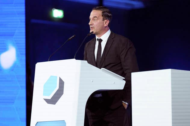 Sönke Möhring bei der Verleihung des Deutschen Computerspielpreises 2026 im Herkulessaal der Residenz. München, 29.04.2026