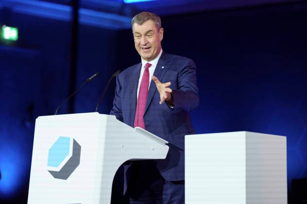 Markus Söder bei der Verleihung des Deutschen Computerspielpreises 2026 im Herkulessaal der Residenz. München, 29.04.2026