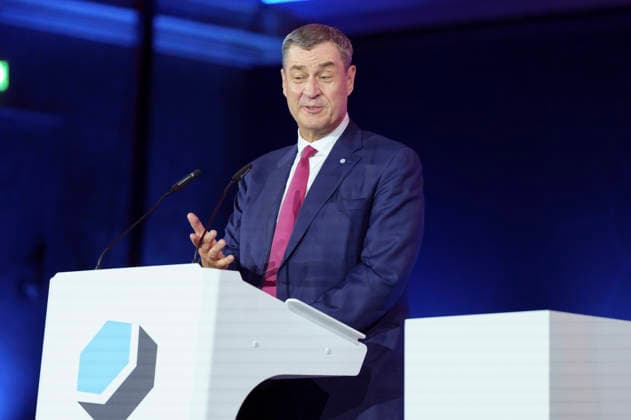 Markus Söder bei der Verleihung des Deutschen Computerspielpreises 2026 im Herkulessaal der Residenz. München, 29.04.2026