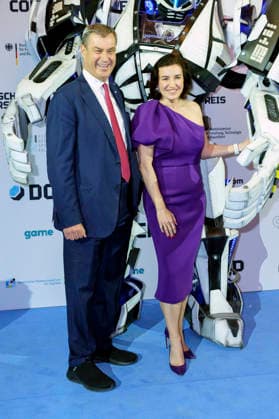 Markus Söder und Dorothee Bär bei der Verleihung des Deutschen Computerspielpreises 2026 im Herkulessaal der Residenz. München, 29.04.2026