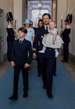 30-04-2026 Sweden Prince Carl Philip and Princess Sofia and Prince Alexander, Prince Gabriel, Prince Julian and Princess Ines attend the Te Deum service at the Royal Chapel to mark the celebrations of King Carl Gustafs 80th birthday in Stockholm, Sweden. Â  Copyright: xPPEx
