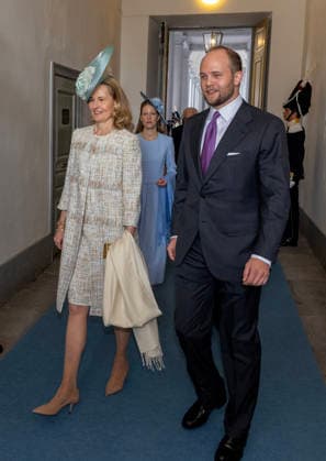 30-04-2026 Sweden Hereditary Princess Sophie of Liechtenstein and Prince Joseph Wenzel of Liechtenstein attend the Te Deum service at the Royal Chapel to mark the celebrations of King Carl Gustafs 80th birthday in Stockholm, Sweden. Â  Copyright: xPPEx
