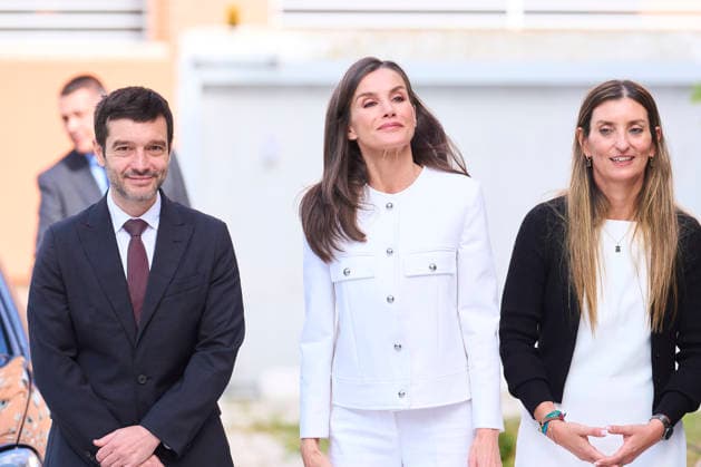 30-04-2026 Madrid Queen Letizia during a meeting with Romani women and the Romani secretariat foundation, FSG, at the headquarters of the Romani Secretariat Foundation in Madrid. No Spain Â  Copyright: xPPEx