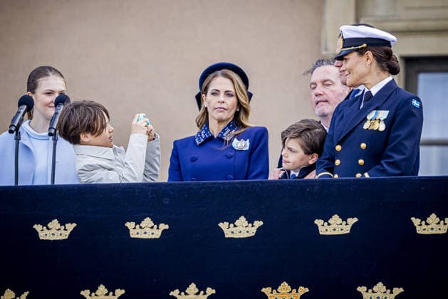 30-04-2026 Outer attend the Swedish Armed Forces tribute on the Outer Courtyard of the Royal palace as part of the celebrations of King Carl Gustafs 80th birthday in Stockholm, Sweden. Â  Copyright: xPPEx