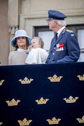 30-04-2026 Outer attend the Swedish Armed Forces tribute on the Outer Courtyard of the Royal palace as part of the celebrations of King Carl Gustafs 80th birthday in Stockholm, Sweden. Â  Copyright: xPPEx