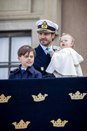 30-04-2026 Outer attend the Swedish Armed Forces tribute on the Outer Courtyard of the Royal palace as part of the celebrations of King Carl Gustafs 80th birthday in Stockholm, Sweden. Â  Copyright: xPPEx
