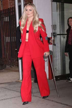 NEW YORK, NY- APRIL 30: Lindsey Vonn seen on April 30, 2026 in New York City. Copyright: xRWx