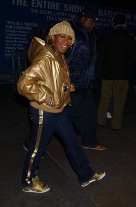 Missy Elliott arrives at TRL Jan 05, 2005; New York, NY, USA; MISSY ELLIOTT arrives at MTV s TRL in Times Square.. Copyright: xDanxHerrick-KPAx