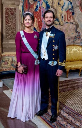 30-04-2026 Gala Prince Carl Philip and Princess Sofia arriving for the galadinner at the Royal palace to mark the celebrations of King Carl Gustafs 80th birthday in Stockholm, Sweden. Â  Copyright: xPPEx
