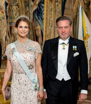 30-04-2026 Gala Princess Madeleine and Chris O Neill arriving for the galadinner at the Royal palace to mark the celebrations of King Carl Gustafs 80th birthday in Stockholm, Sweden. Â  Copyright: xPPEx