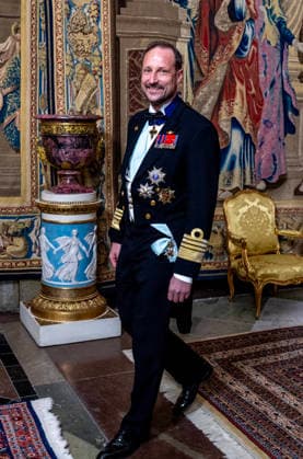 30-04-2026 Gala Prince Haakon arriving for the galadinner at the Royal palace to mark the celebrations of King Carl Gustafs 80th birthday in Stockholm, Sweden. Â  Copyright: xPPEx