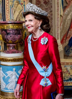 30-04-2026 Gala King Carl XVI Gustaf and Queen Silvia arriving for the galadinner at the Royal palace to mark the celebrations of King Carl Gustafs 80th birthday in Stockholm, Sweden. Â  Copyright: xPPEx