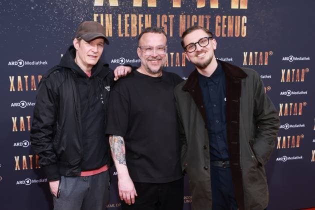 Xatar Dokumentarserie Falk Schacht, Stefan Kauertz, Alex Barbian Premiere der Dokuserie XATAR Ð EIN LEBEN IST NICHT GENUG, Fotografiska Museum Berlin, Berlin Datum: 30.04.2026 Copyright: xEventpress Kratschx