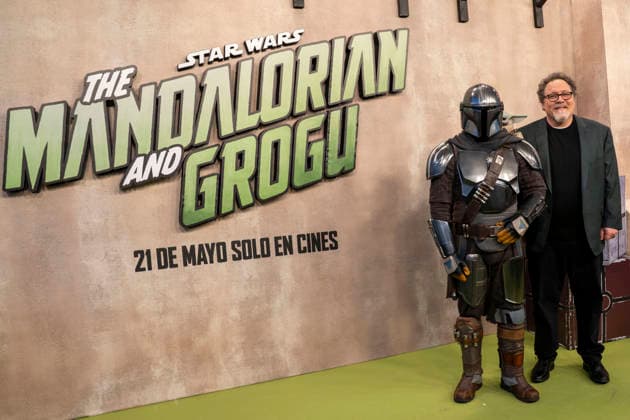 The Mandalorian, Grogu and Jon Favreau attend the Fan Event of Star Wars: The Mandalorian and Grogu . April 30, 2026 in Madrid, Spain.( ALTERPHOTOS S.Villarroel) (20260430163)