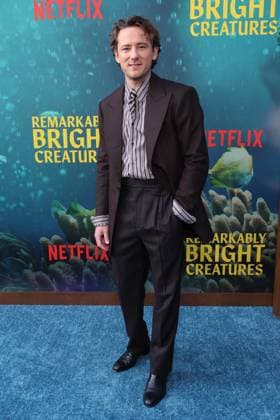 Los Angles CA Apr 30: Lewis Pullman at Remarkably Bright Creatures Film Premiere, Los Angeles, California on April 30, 2026 Credit: USA  - ZUMAa123 20260430_zaa_a123_039 Copyright: xAdMediax