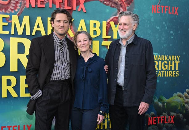 ˜Remarkably Bright Creatures™ Los Angeles Premiere Lewis Pullman, Bill Pullman and Tamara Hurwitz arriving to Remarkably Bright Creatures Los Angeles premiere held at the Tudum Theater on April 30, 2026 in Hollywood, CA. Hollywood Tudum Theater California USA Copyright: xLisaxOConnorx xAFF-USA.comx