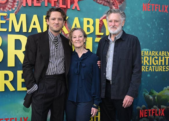 ˜Remarkably Bright Creatures™ Los Angeles Premiere Lewis Pullman, Bill Pullman and Tamara Hurwitz arriving to Remarkably Bright Creatures Los Angeles premiere held at the Tudum Theater on April 30, 2026 in Hollywood, CA. Hollywood Tudum Theater California USA Copyright: xLisaxOConnorx xAFF-USA.comx