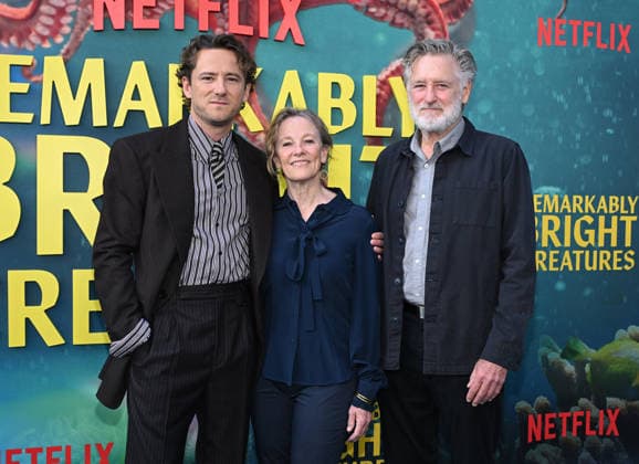 ˜Remarkably Bright Creatures™ Los Angeles Premiere Lewis Pullman, Bill Pullman and Tamara Hurwitz arriving to Remarkably Bright Creatures Los Angeles premiere held at the Tudum Theater on April 30, 2026 in Hollywood, CA. Hollywood Tudum Theater California USA Copyright: xLisaxOConnorx xAFF-USA.comx