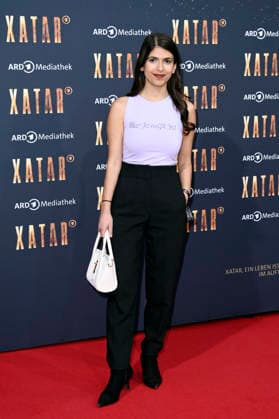 Daniela Sepehri bei der Premiere der ARD-Dokuserie Xatar - Ein Leben ist nicht genug in der Fotografiska Berlin. Berlin, 30.04.2026