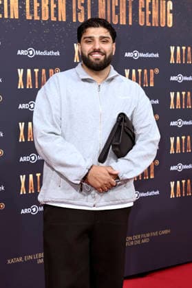 Arwin Rahmany bei der Premiere der ARD-Dokuserie Xatar - Ein Leben ist nicht genug in der Fotografiska Berlin. Berlin, 30.04.2026