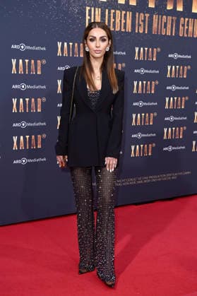 Farvah Hajab bei der Premiere der ARD-Dokuserie Xatar - Ein Leben ist nicht genug in der Fotografiska Berlin. Berlin, 30.04.2026